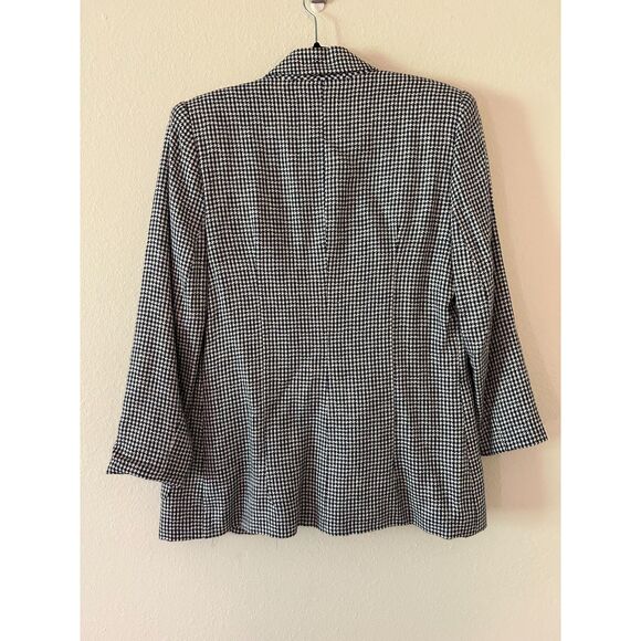 Vintage Prophecy Houndstooth One Button Blazer Jacket Women's 8‎ - Picture 3 of 8